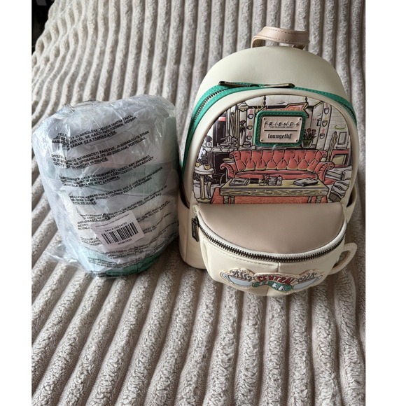 Loungefly Friends Central Perk Mini Backpack and Scented Coffee Cup Bag Set - Picture 10 of 10